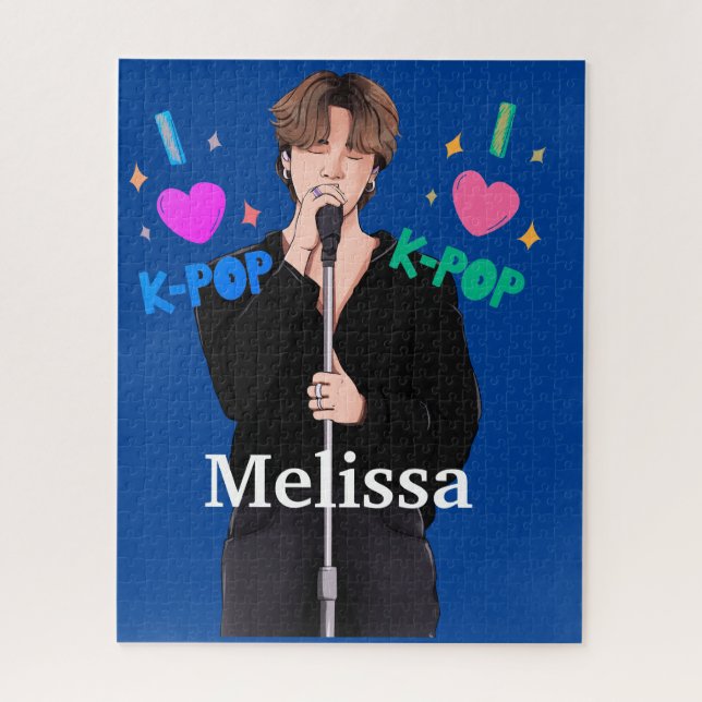 Eu adoro o Quebra-cabeça de pop (Vertical)