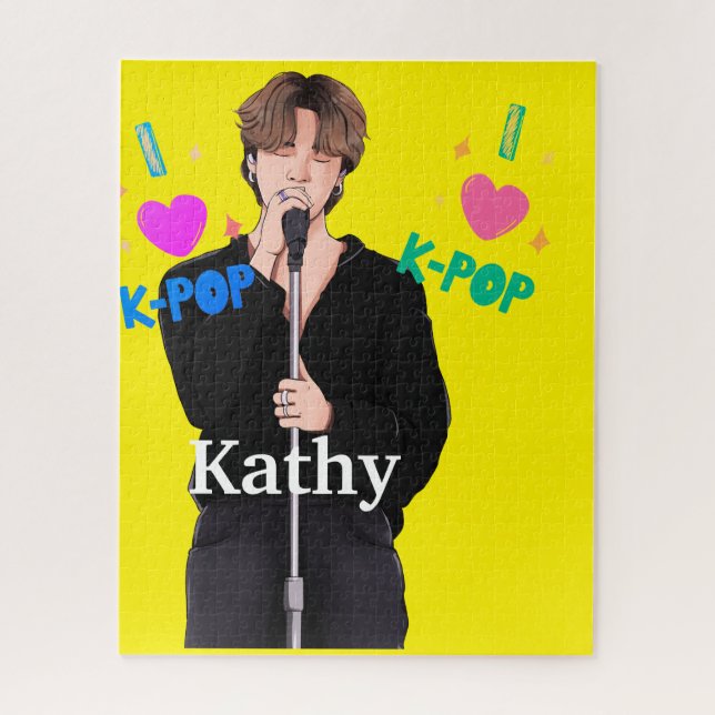 Eu adoro o Quebra-cabeça de pop (Vertical)