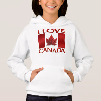Eu adoro o suéter canadiano da moça