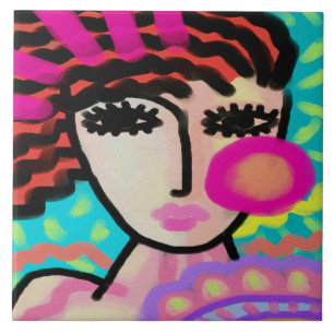 Eu adoro pintura digital Summer Abstrato