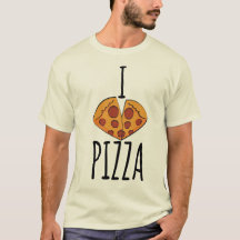 Eu adoro Pizza! Camiseta