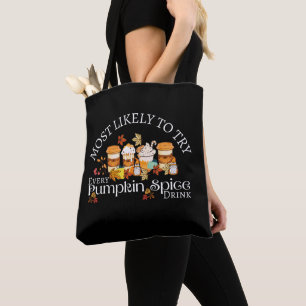 Eu adoro Pumpkin Spice Bebe Tote Bag