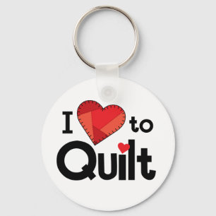 Eu Adoro Quilting - Diversão no Porta-Chaves