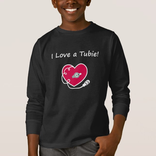 Eu adoro um novato! Camisa para crianças (Frente)