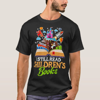 Eu ainda leio camiseta de livros infantis