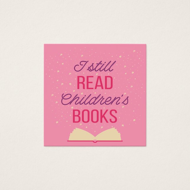 Eu ainda leio livros infantis III (Frente)