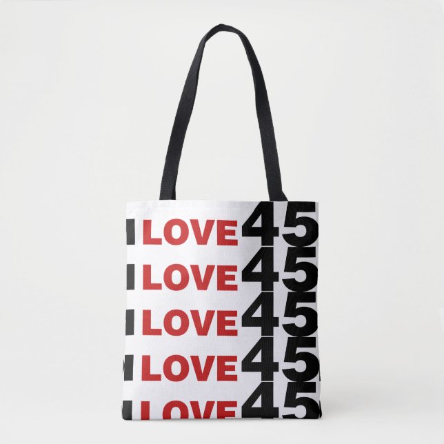 Eu Amo 45 Tote Bag (Frente)