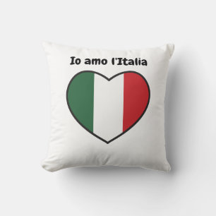 Eu amo a almofada de Itália