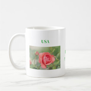 Eu amo a América. Caneca de café