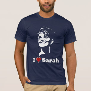 Eu amo a camisa da obscuridade de Sarah