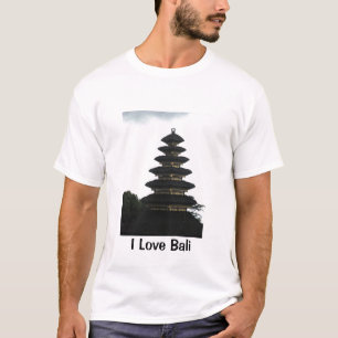 Eu amo a camisa de Bali