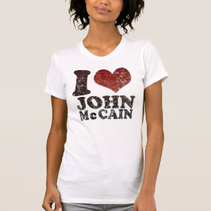 Eu amo a camisa de John McCain t