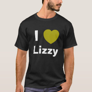Eu amo a camisa de Lizzy T (o preto)