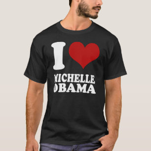 Eu amo a camisa de Michelle Obama (limpe o olhar)