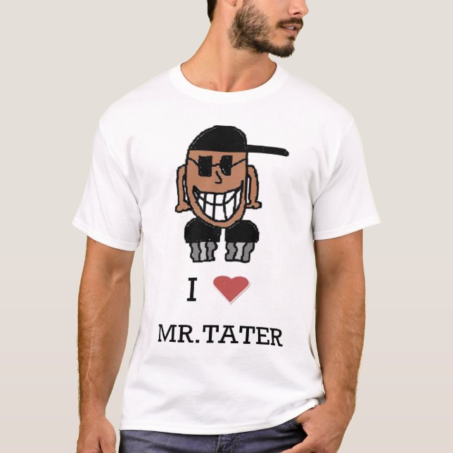 EU AMO A CAMISA de MR.TATER (nenhuma imagem (Frente)