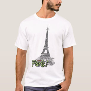 Eu amo a camisa de Paris