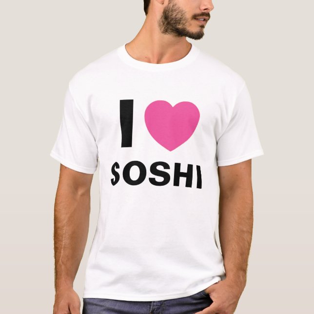 Eu amo a camisa de Soshi T (Frente)