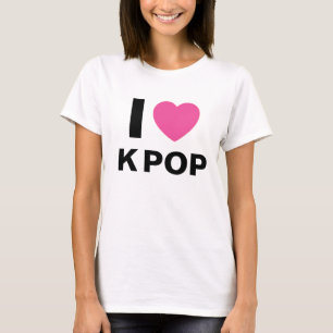 Eu amo a camisa do POP T de K
