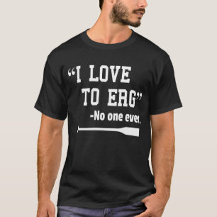 Eu amo à camisa unisex do enfileiramento engraça
