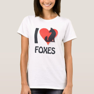 Eu amo a camiseta da Foxes