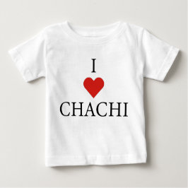 EU AMO A Camiseta de Bebê CHACHI