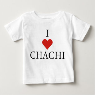 EU AMO A Camiseta de Bebê CHACHI