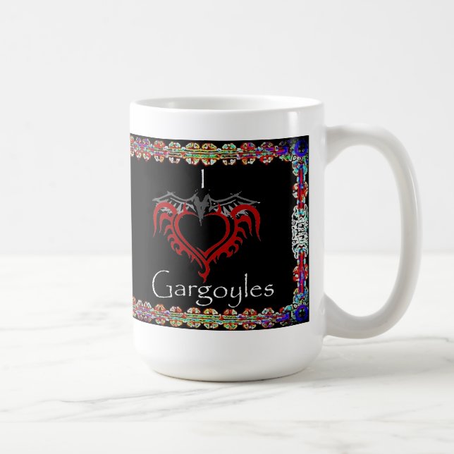 Eu amo a caneca das gárgulas (Direita)