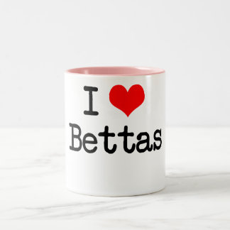 Eu amo a caneca de Bettas
