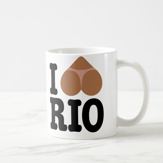 Eu amo a caneca de café de Rio (Direita)