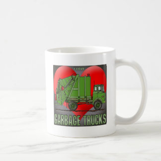 Eu amo a caneca de café dos verdes do caminhão de