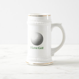 Eu amo a caneca de cerveja da cerveja do design do