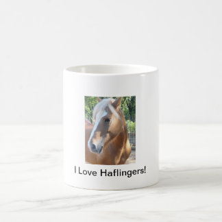 Eu amo a caneca de Haflingers