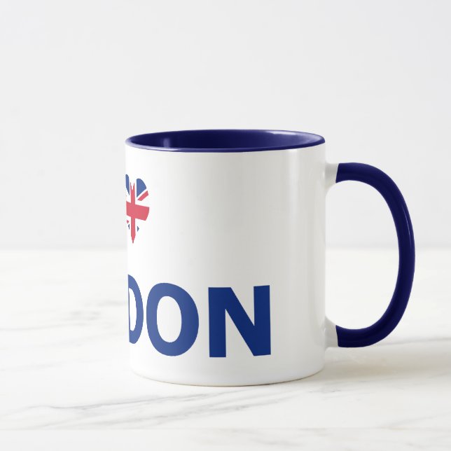 Eu amo a caneca de Londres (Direita)