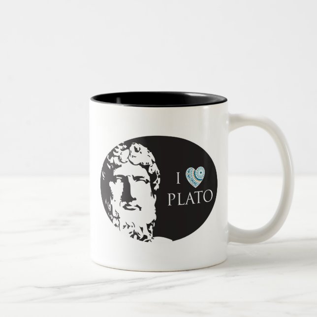 Eu amo a caneca de Plato (Direita)