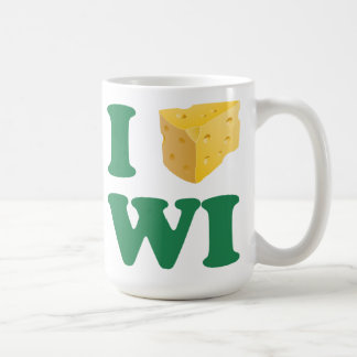 Eu amo a caneca de Wisconsin