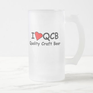 Eu amo a caneca do fosco de QCB (cerveja do