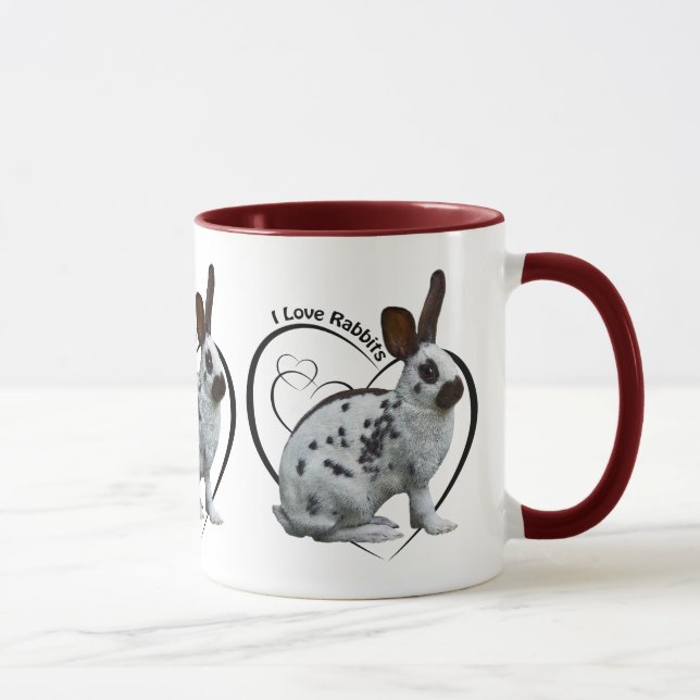 Eu amo a caneca dos coelhos (Direita)