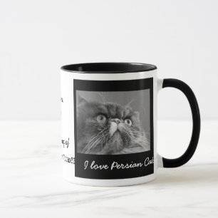 Eu amo a caneca dos gatos persas!
