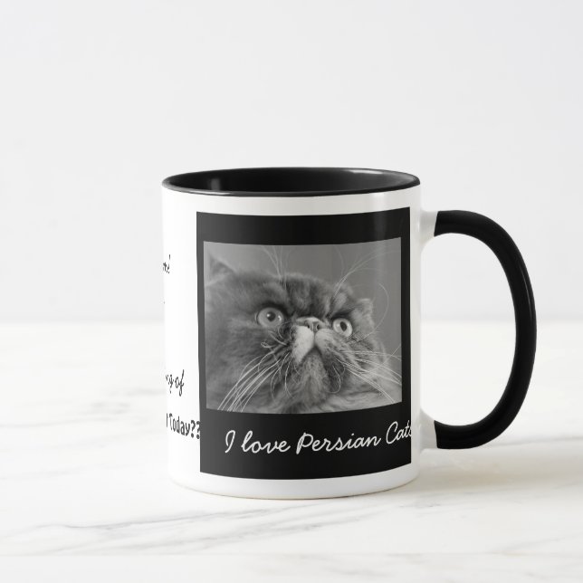 Eu amo a caneca dos gatos persas! (Direita)