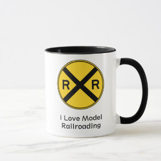 Eu amo a caneca Railroading modelo