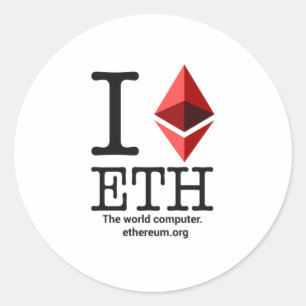 Eu amo a etiqueta de Ethereum