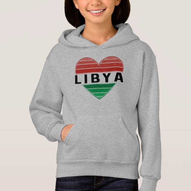 Eu amo a Líbia, coração líbio (Frente)