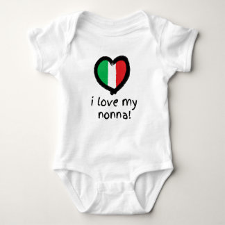 Eu Amo A Minha Camisa De Bebê Não Italiana