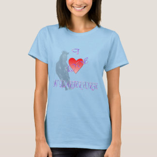 Eu Amo A Minha Camiseta De Cavalo Quarto