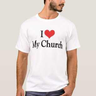 Eu Amo a Minha Igreja Camiseta