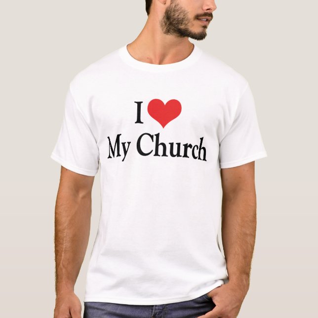 Eu Amo a Minha Igreja Camiseta (Frente)