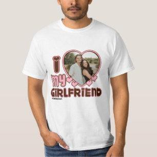 Eu AMO a minha namorada Camiseta de Amor com Foto