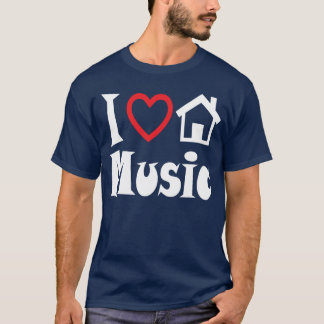 Eu amo a obscuridade da camisa da música T da casa