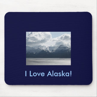 Eu amo Alaska! Mousepad