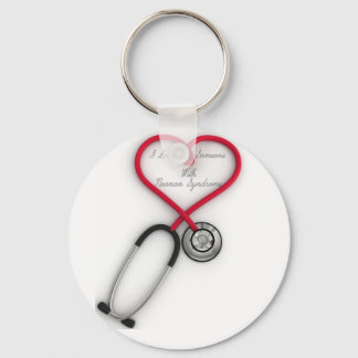 Eu amo alguém com a síndrome de Noonan chaveiro